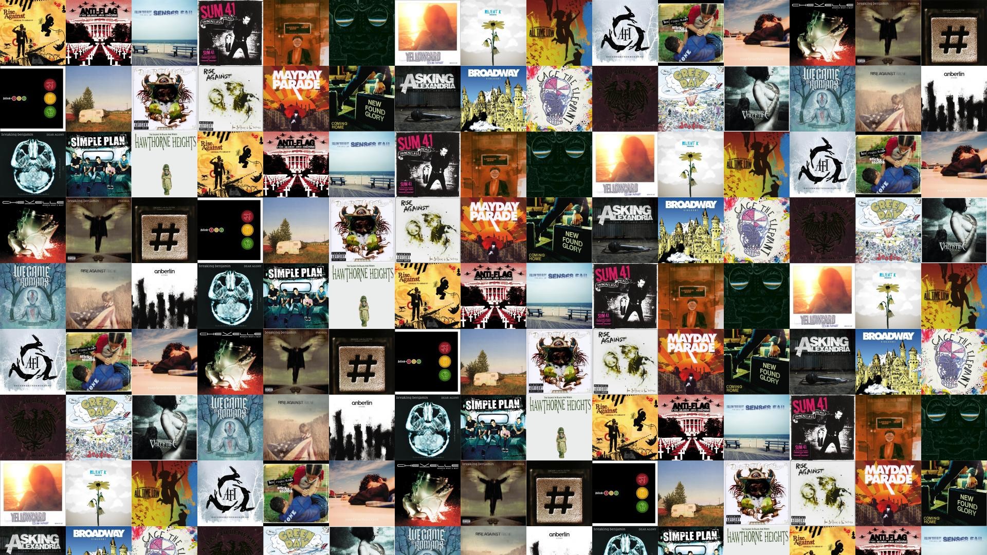 1920x1080 Download this free wallpaper with images of Rise Against – Appeal To  Reason, Anti-flag – For Blood And Empire, Senses Fail – Follow Your Bliss,  ...