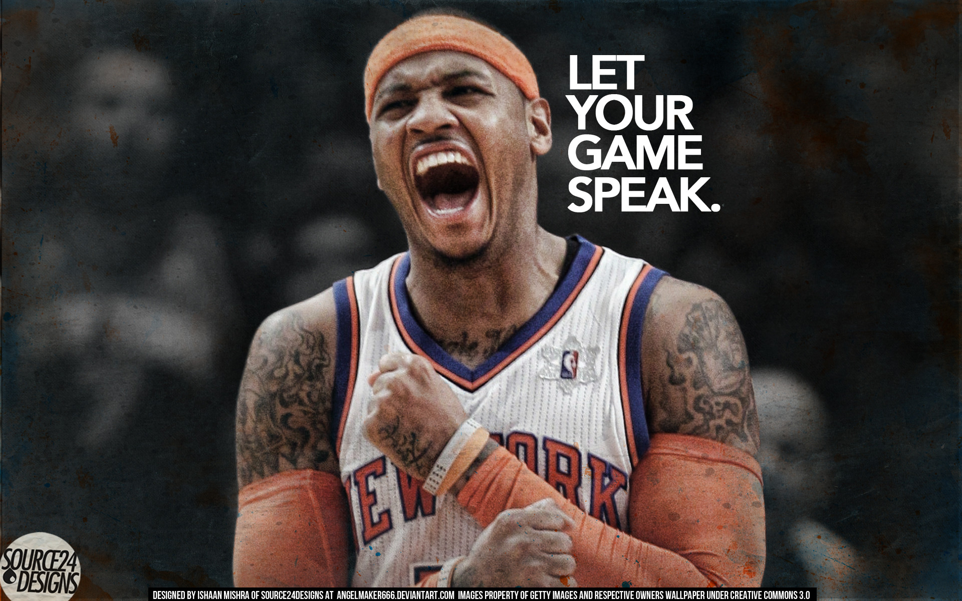 1920x1200 DeeKay130 58 29 Carmelo Anthony Let Your Game Speak Wallpaper by  IshaanMishra