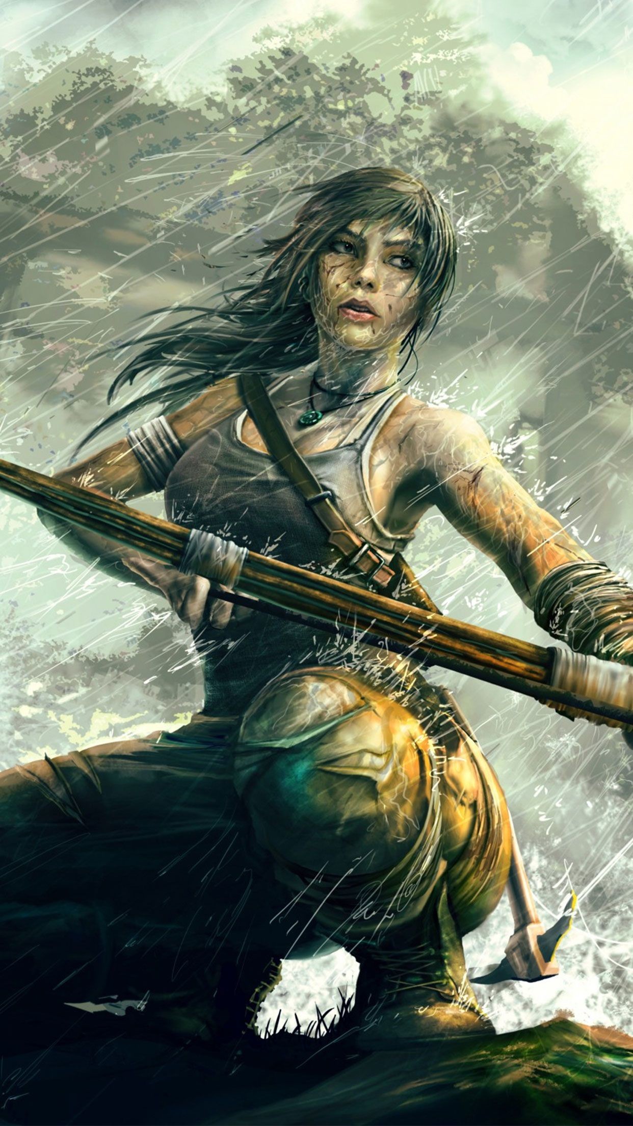 1242x2208 Tomb Raider Lara Croft game wallpaper for #Iphone #android #tombraider  #laracroft #game #wallpaper check out more on wallzapp.com