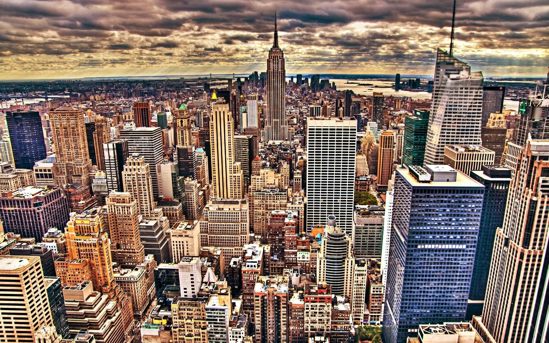 1920x1200 Cityscapes New York City Empire State Building city skyline .
