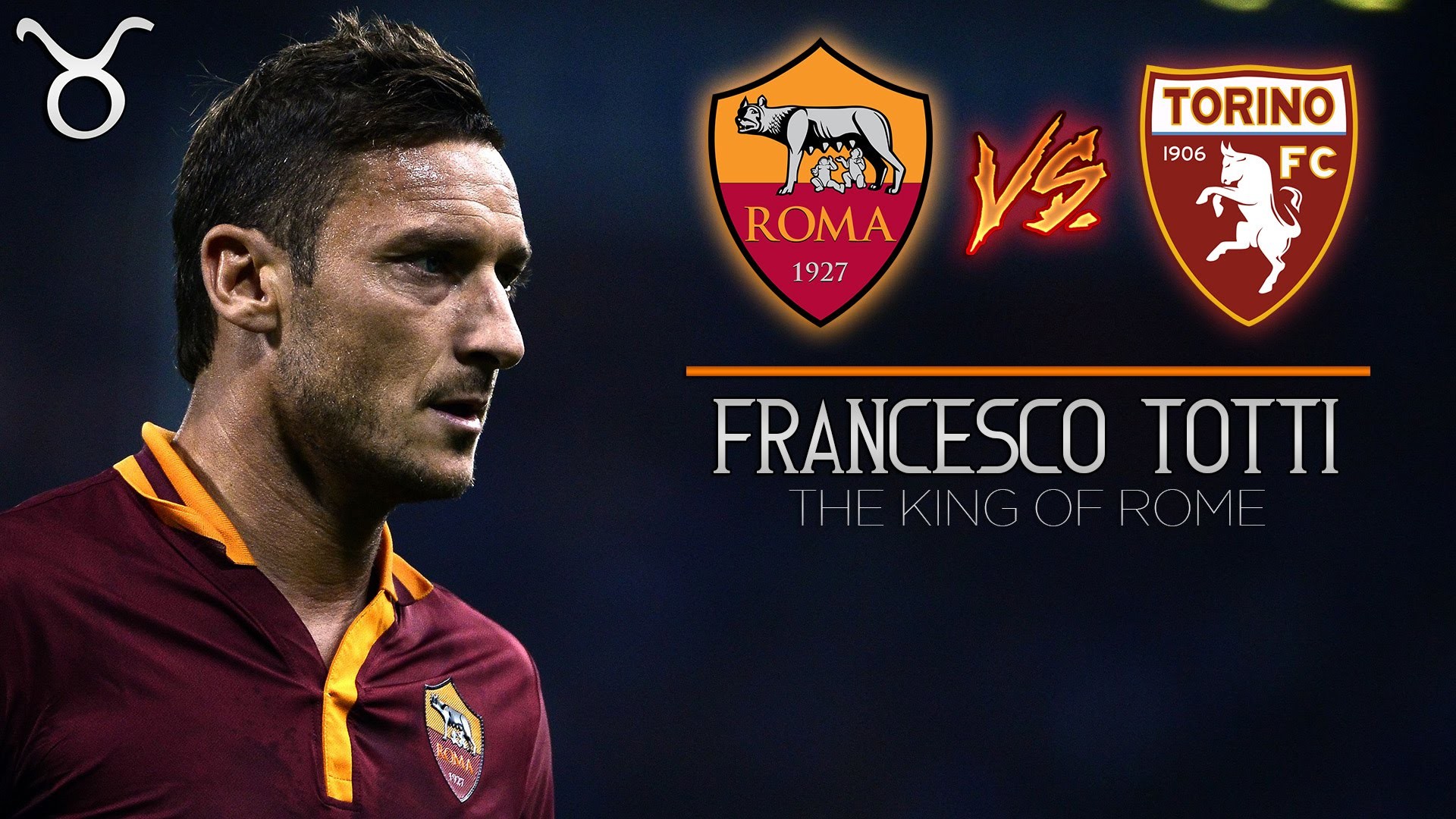 1920x1080 Francesco Totti VS FC Turin - Serie A TIM â The King of Rome â 2015/2016  FULL HD