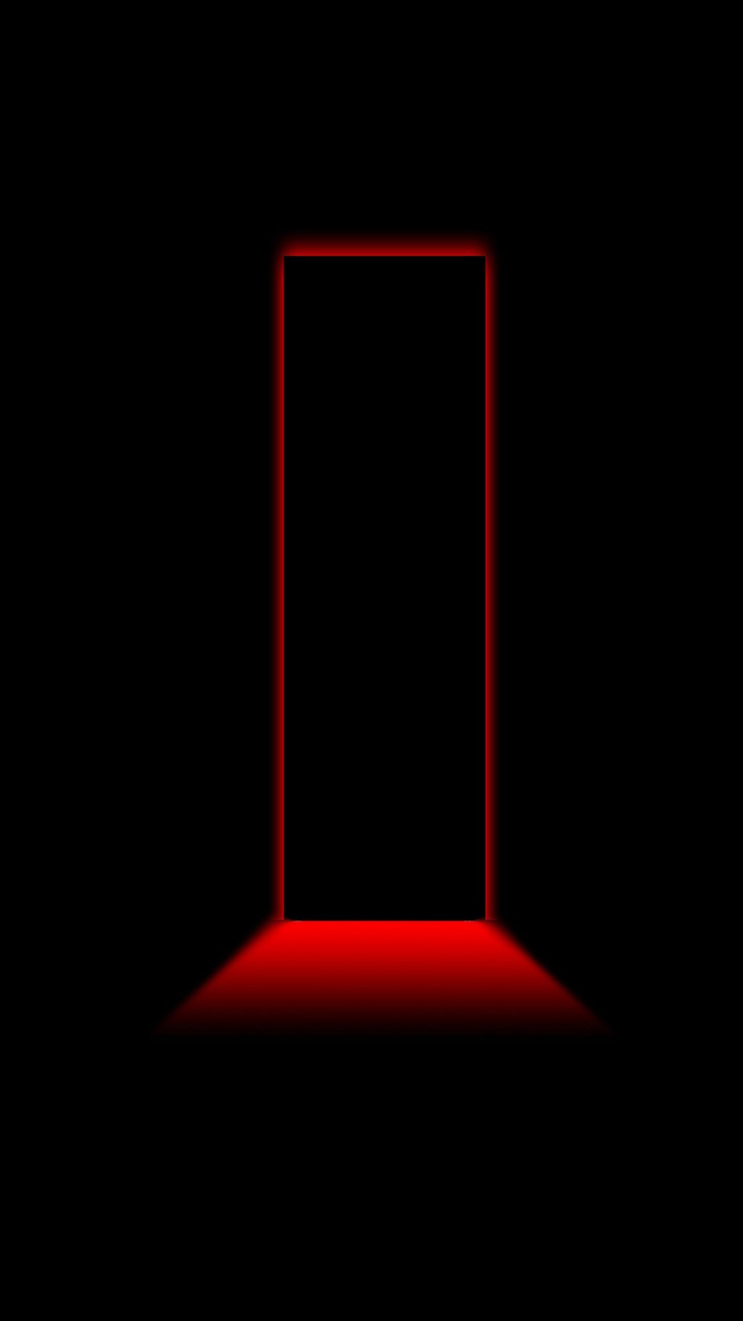 1080x1920 3D Black and Red iPhone Wallpaper resolution 