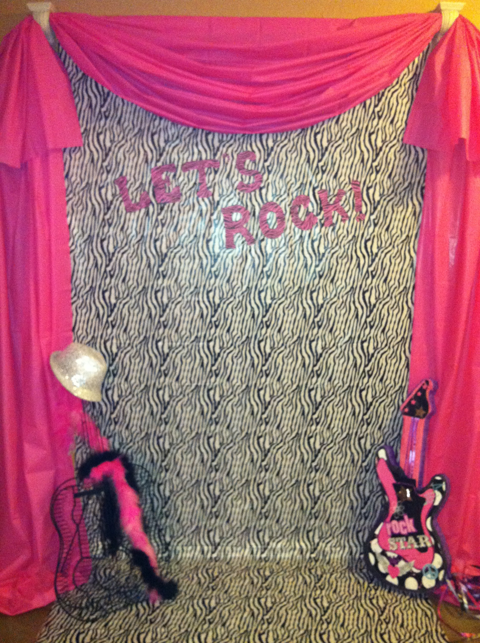 1936x2592 Backdrop idea for Stage/Performance area Rock Star Stage