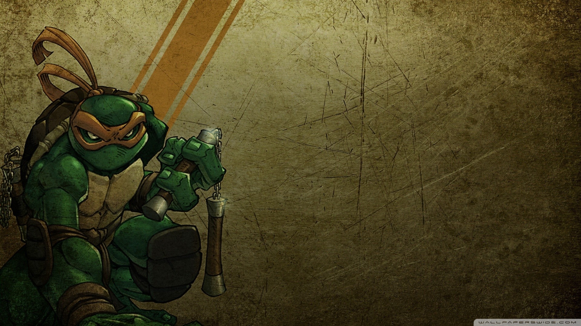 1920x1080 Michelangelo Teenage Mutant Ninja Turtles HD desktop wallpaper