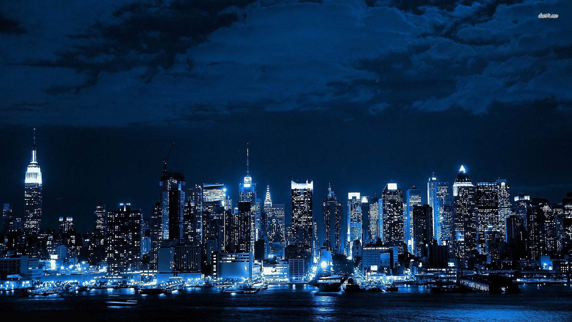 1920x1080 New York City At Night HD Images Wallpaper