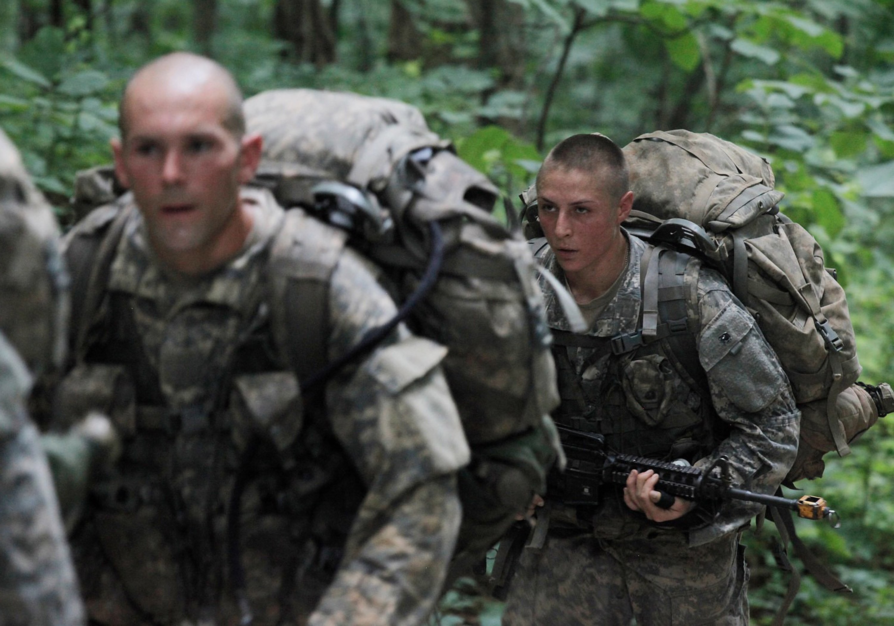 3000x2102 U.S. Army Soldiers 1st Lt. Shaye Haver (right) takes part in mountaineering  training