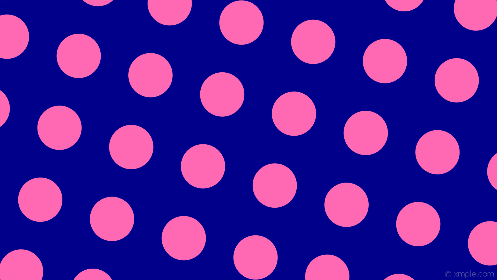 1920x1080 wallpaper spots blue pink polka dots dark blue hot pink #00008b #ff69b4 165Â°
