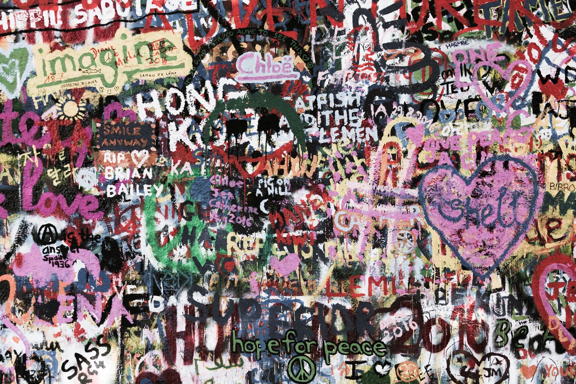1920x1280 Graffiti Wall Background
