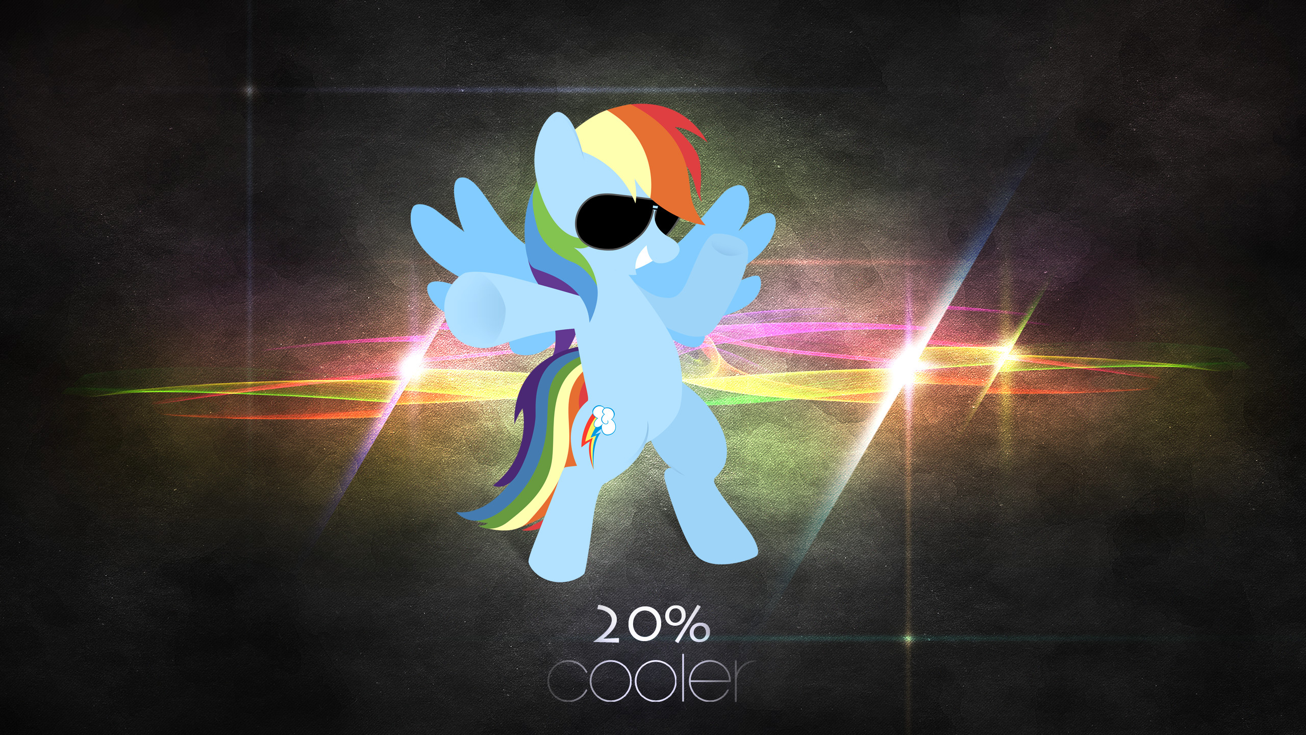 2560x1440 Cartoon - My Little Pony: Friendship is Magic Vector My Little Pony Rainbow  Dash Wallpaper