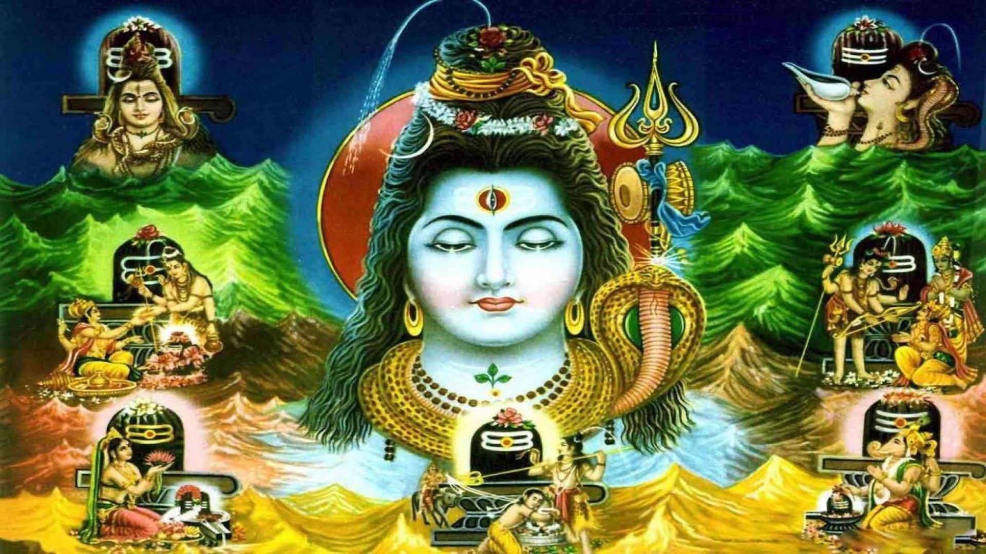 1920x1080 Hindu God Lord Shiva 1366Ã768