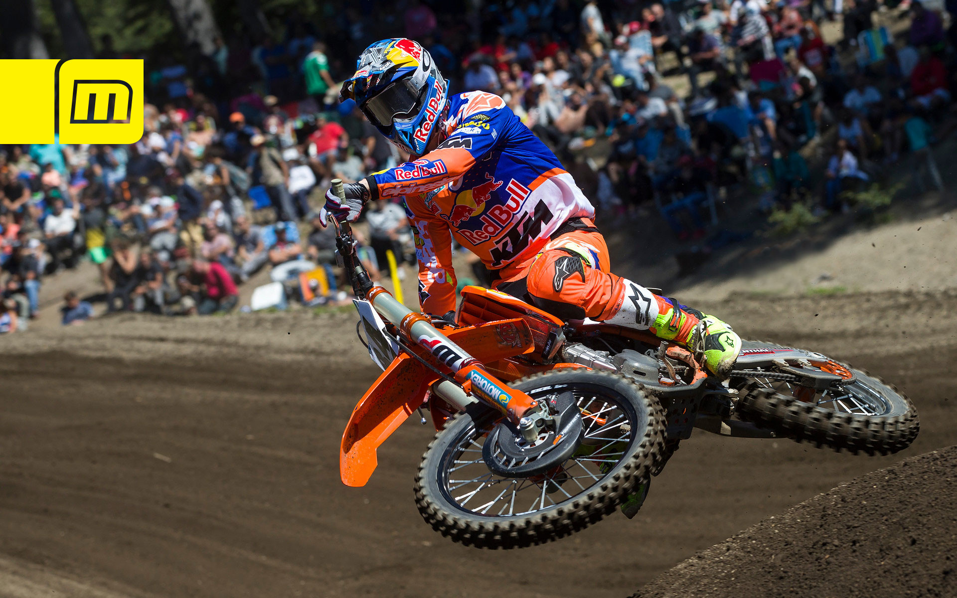1920x1200 ... points – tied with Red Bull KTM teammate Antonio Cairoli – heading into  the European grand prix at Valkenswaard this weekend.