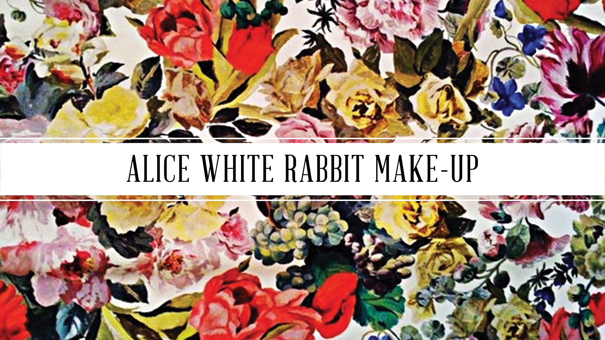 2560x1440 Alice White Rabbit Make-up