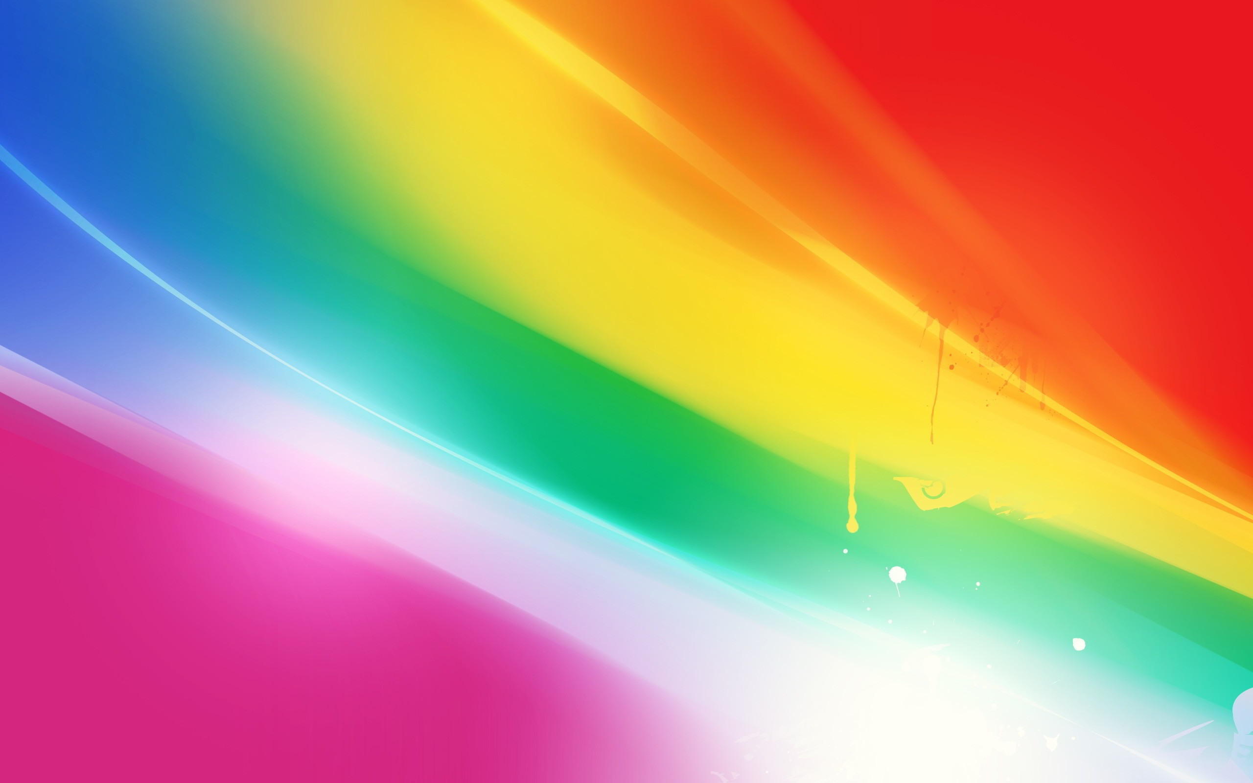 2560x1600 Rainbow colors art
