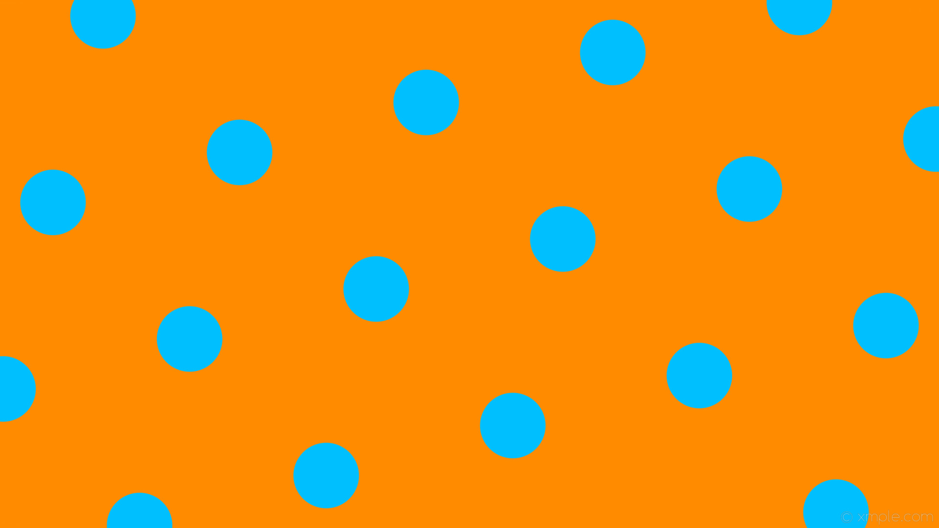 1920x1080 wallpaper blue dots polka orange hexagon dark orange deep sky blue #ff8c00  #00bfff diagonal