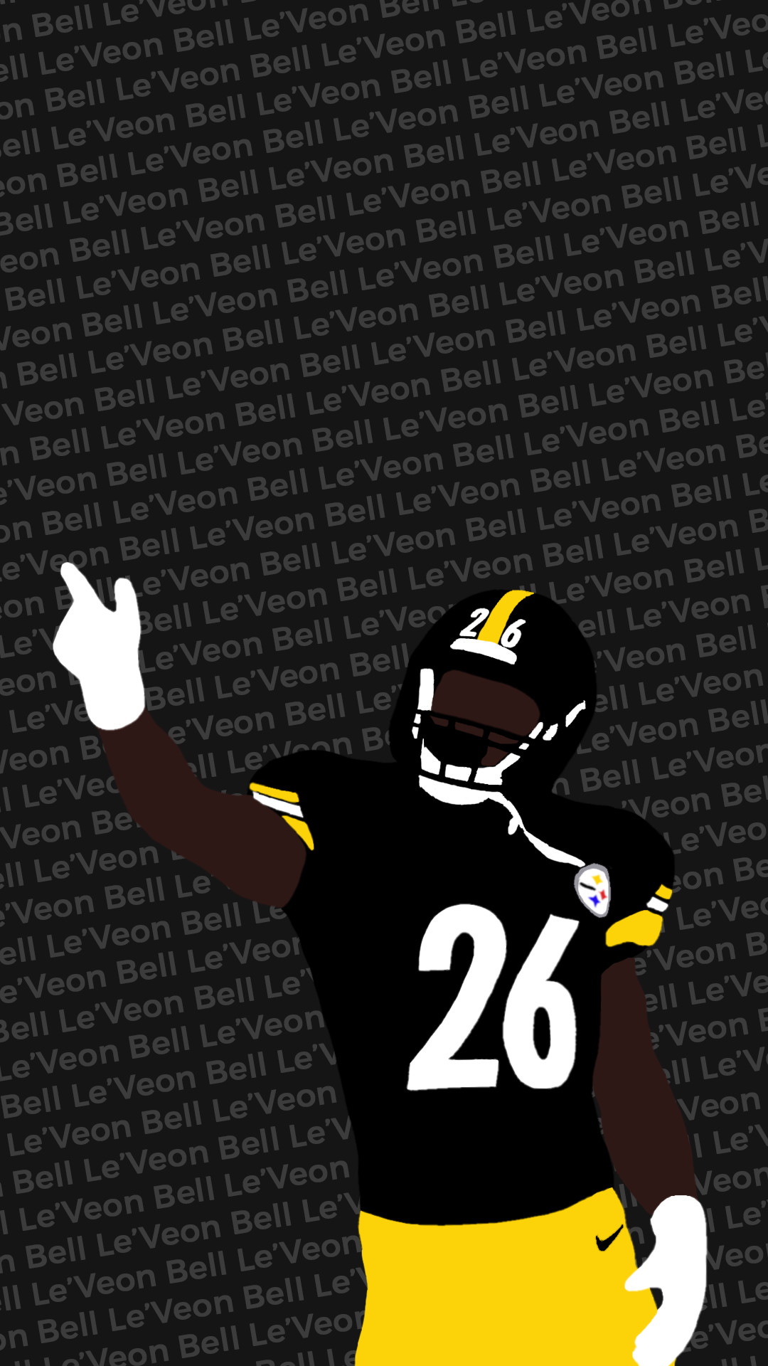 1080x1920 I made another wallpaper, this one with Le'Veon Bell ...