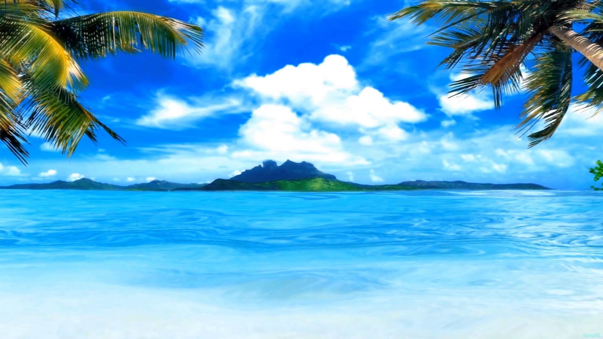 1920x1080 Wonderful Island Beach - Animated Wallpapers - YouTube