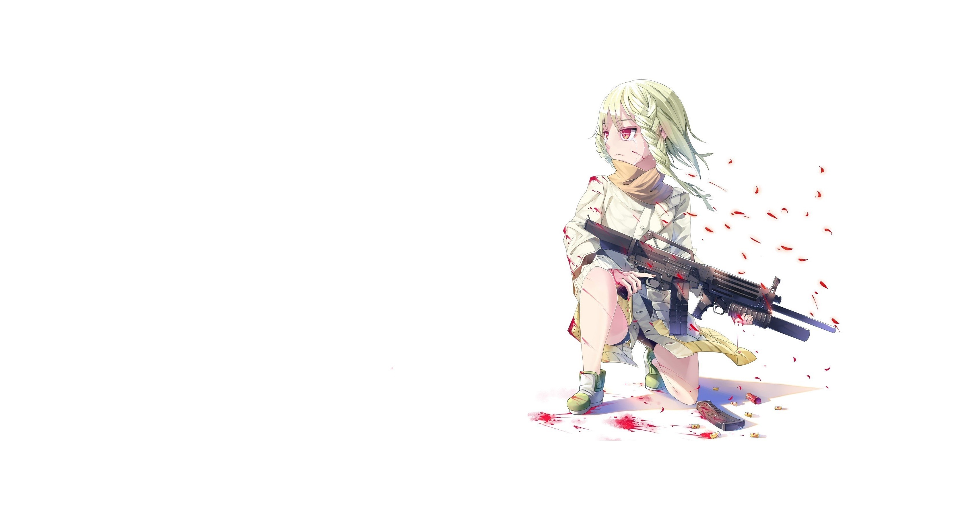 3376x1800 anime Girls, Anime, Women With Guns Wallpapers HD / Desktop and Mobile  Backgrounds