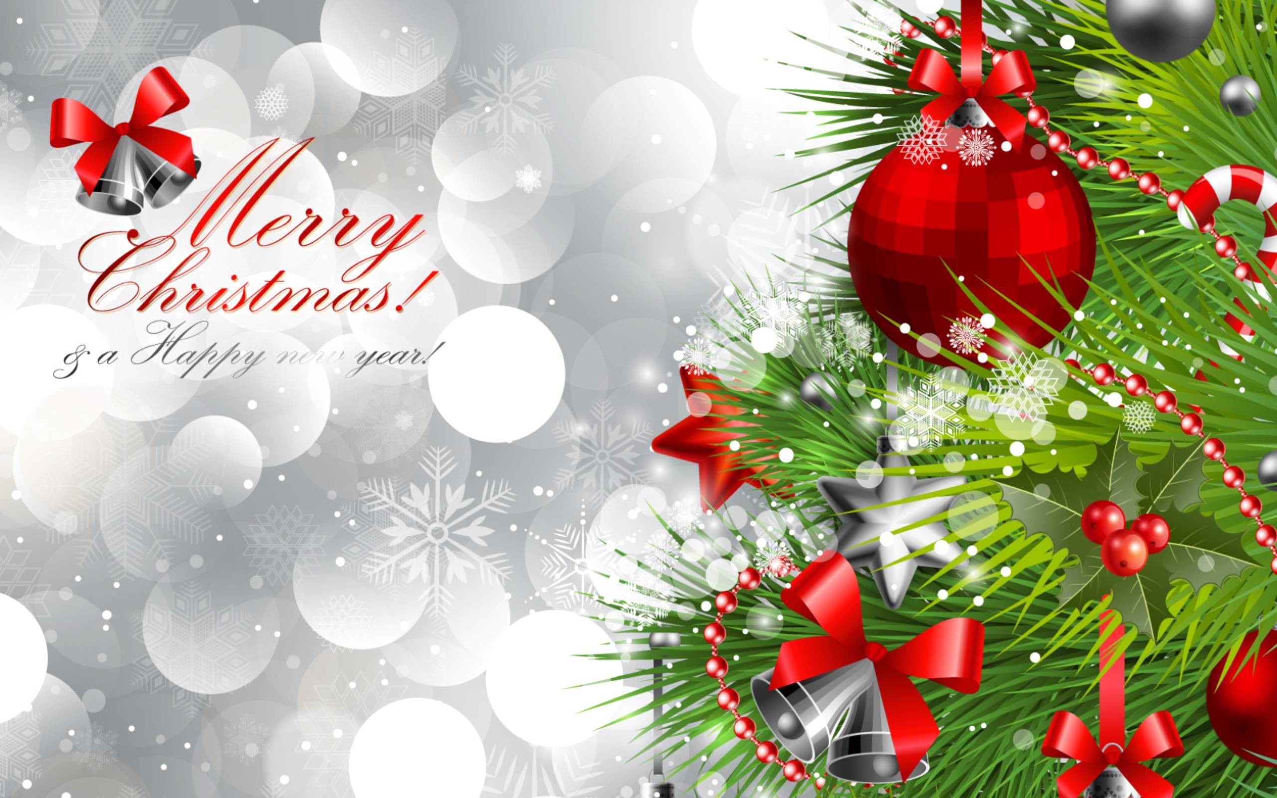 2560x1600 Merry Christmas And Happy New Year Wallpaper Hd Background 9 HD .