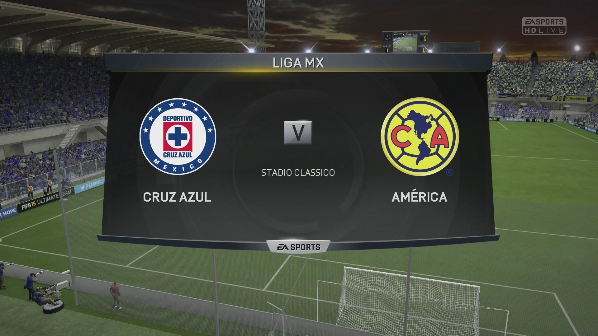 1920x1080 (PS4) FIFA 15 | Cruz Azul vs Club AmÃ©rica - Next-Gen Full Gameplay (1080p  HD)