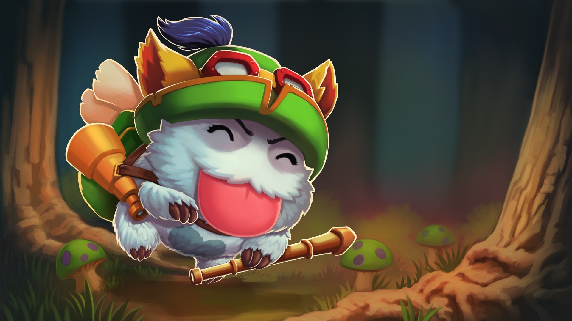 1920x1080 Wallpaper League of legends, Poro, Teemo HD, Picture, Image