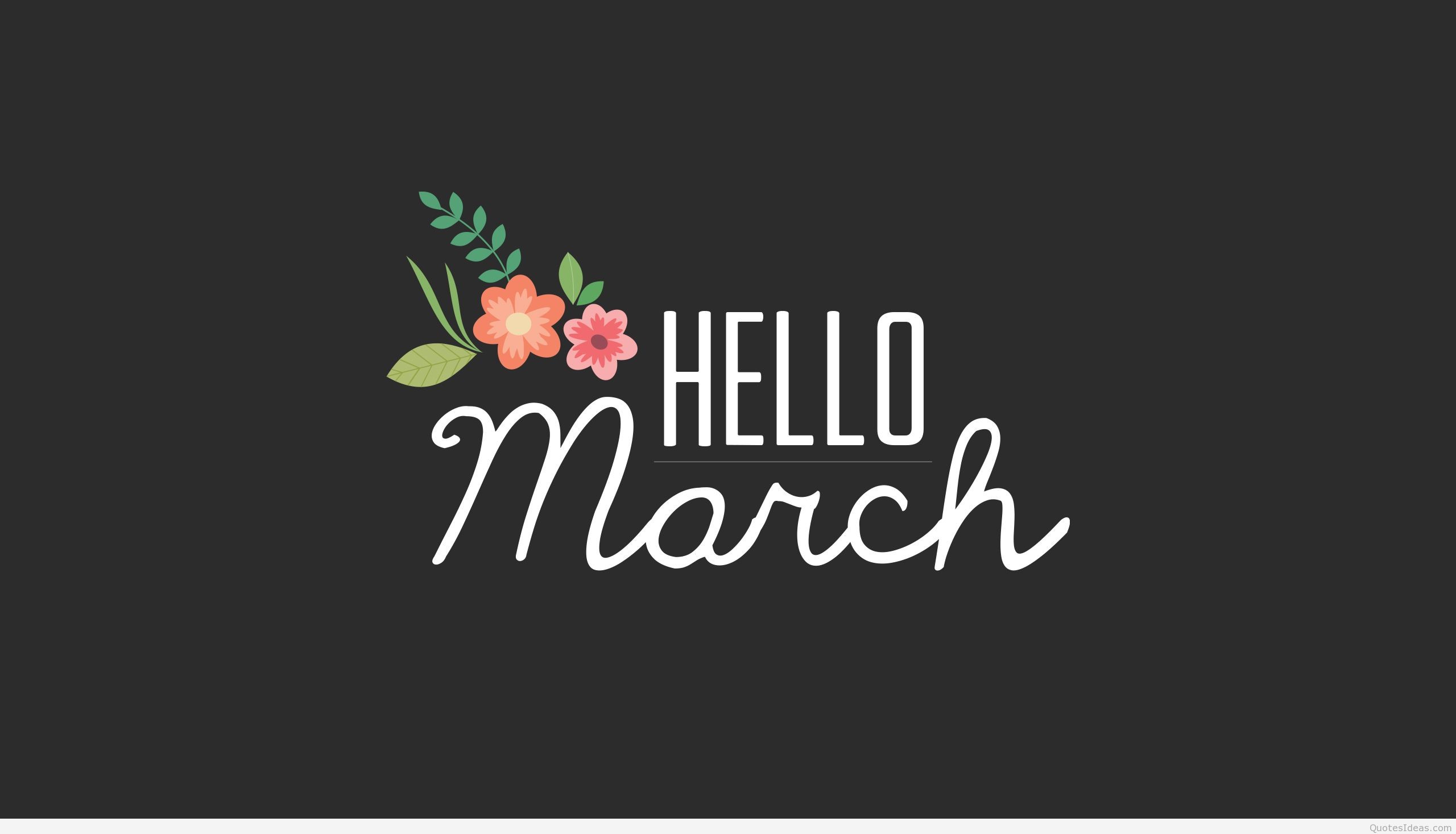 2560x1467 ... Hello-March-Floral-Desktop ...