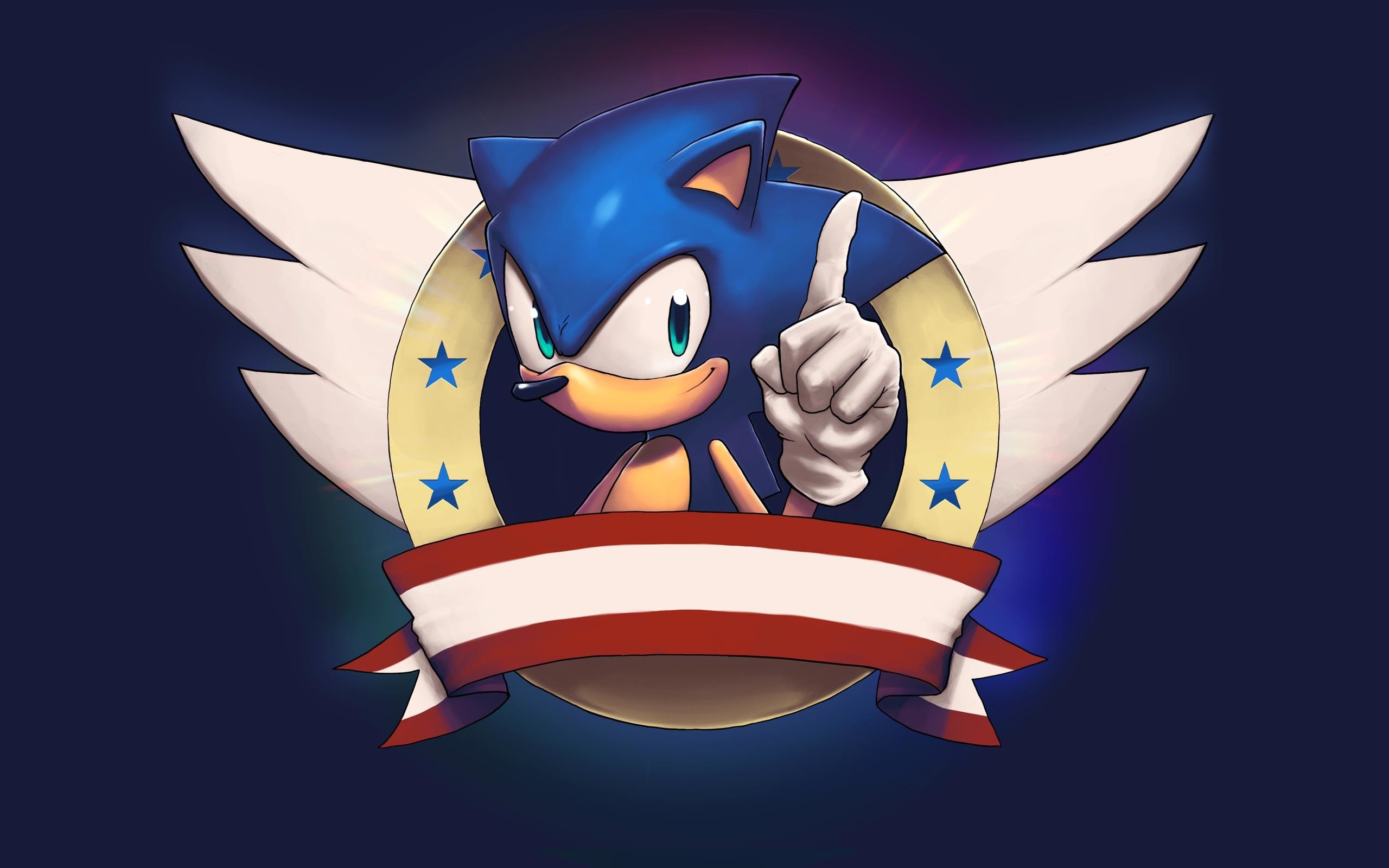 2560x1600 Sonic-The-Hedgehog-Cool-Logo-HD-Wallpaper