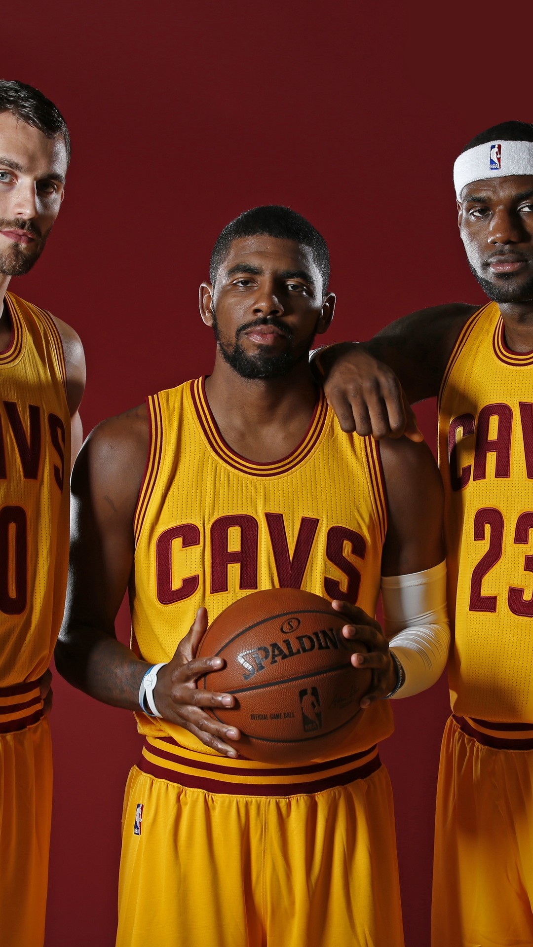 1080x1920  Wallpaper cleveland cavaliers, kyrie irving, kevin love, anderson  varejao