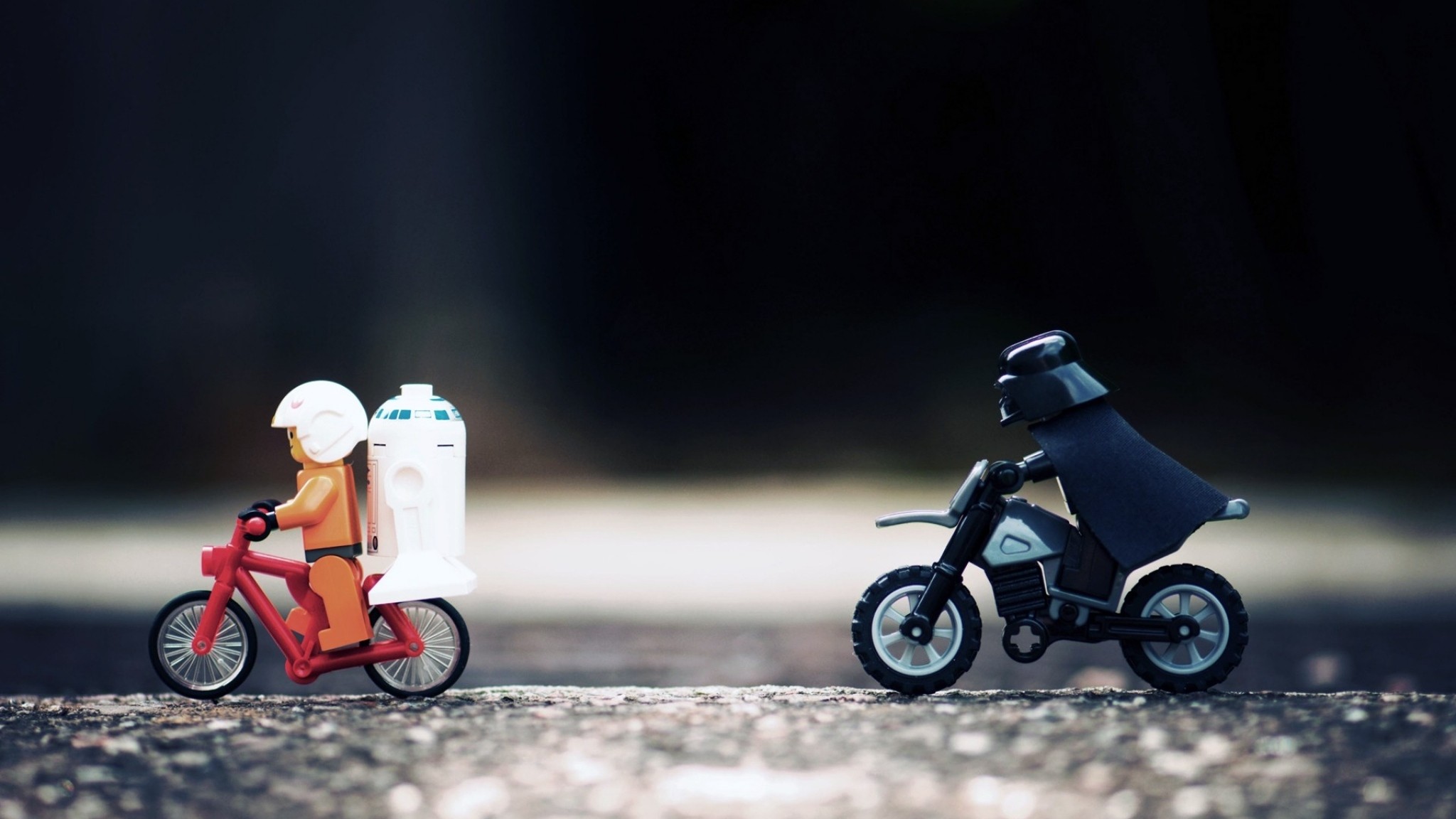 2048x1152 Preview wallpaper star wars, lego, hunt, toys 