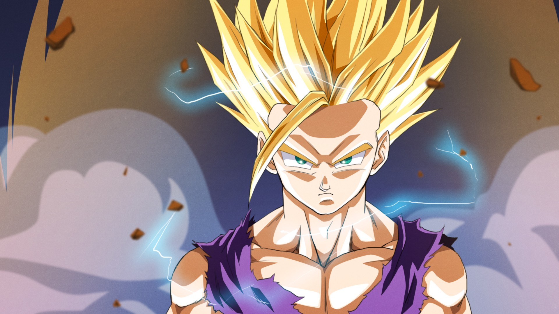 Download free Caption: Epic Saiyan Battle Display - Dragon Ball Z Iphone Wallpaper  Wallpaper - MrWallpaper.com