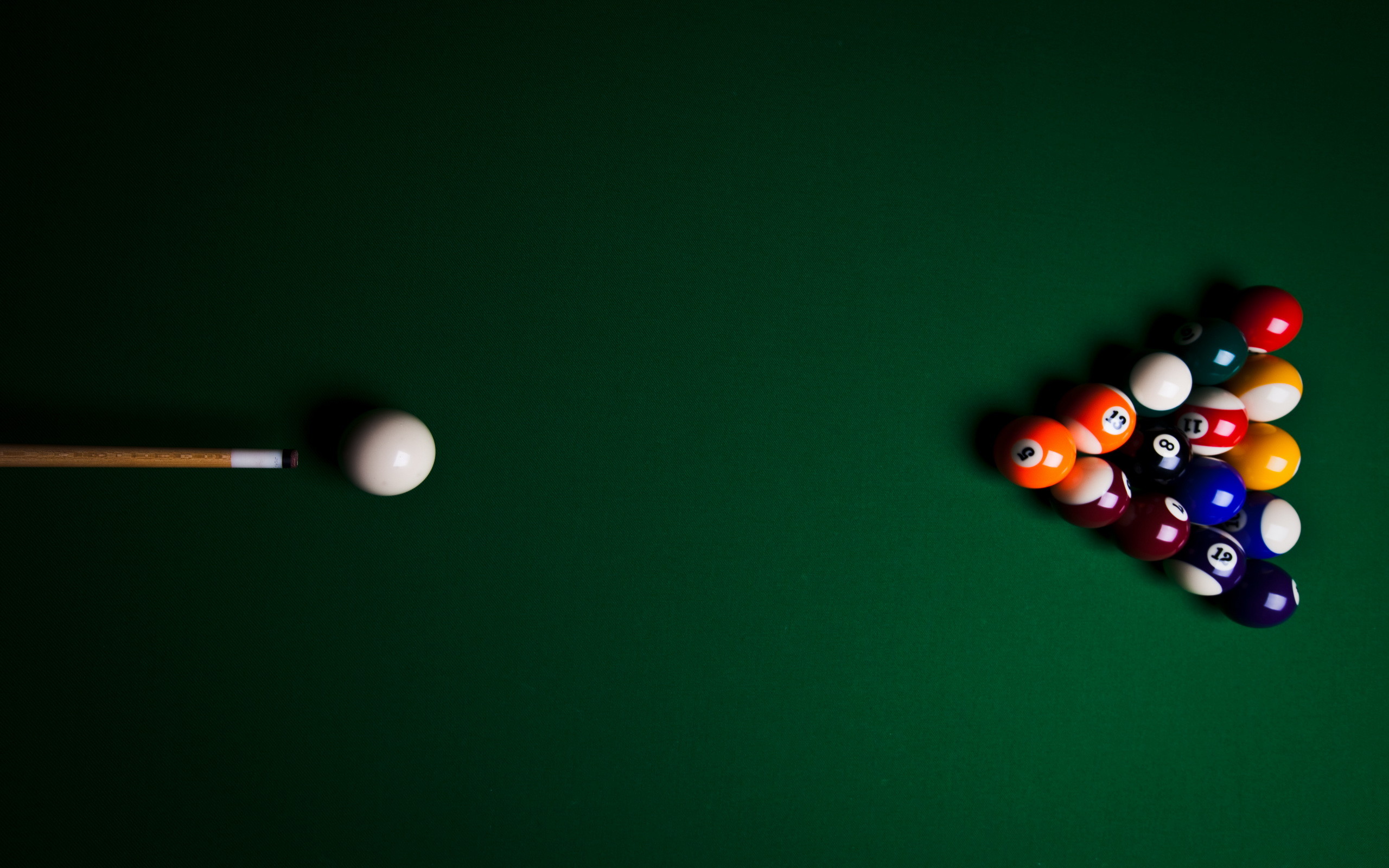 2560x1600 pool table balls photography. pool table balls photography