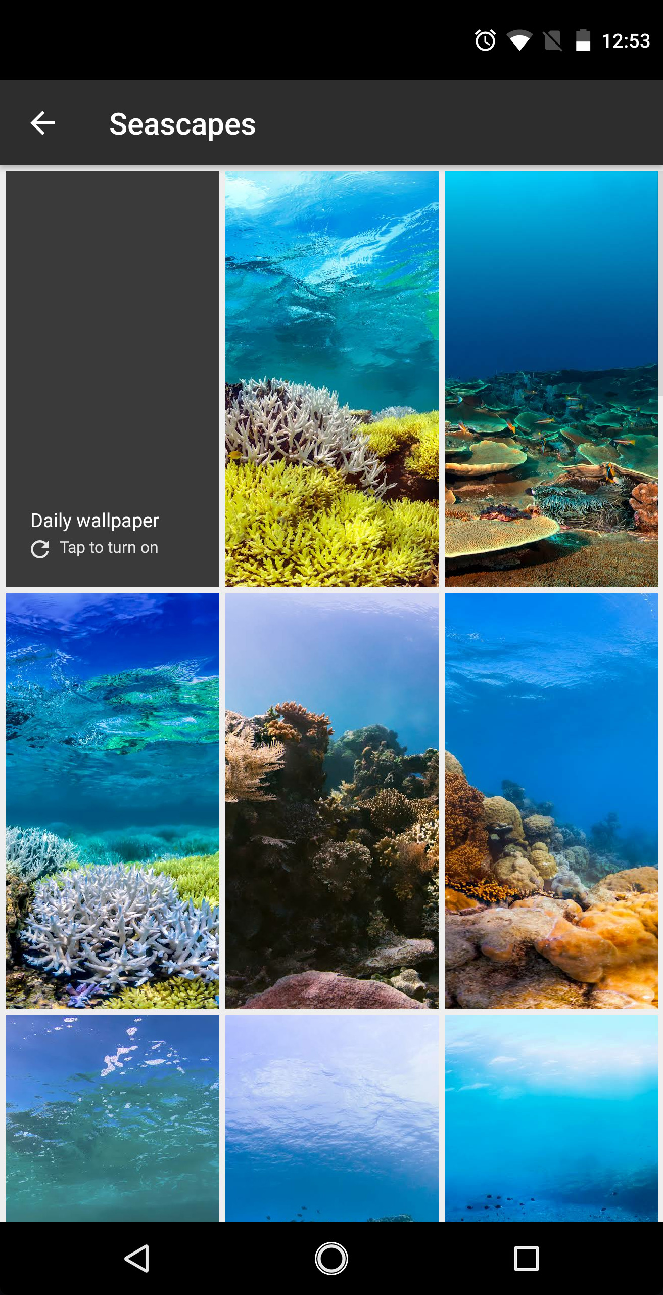 1312x2560 Google's very own official wallpapers app just added a brand new Seascapes  category, filled with 34 new wallpapers for oceanic fans browse through.