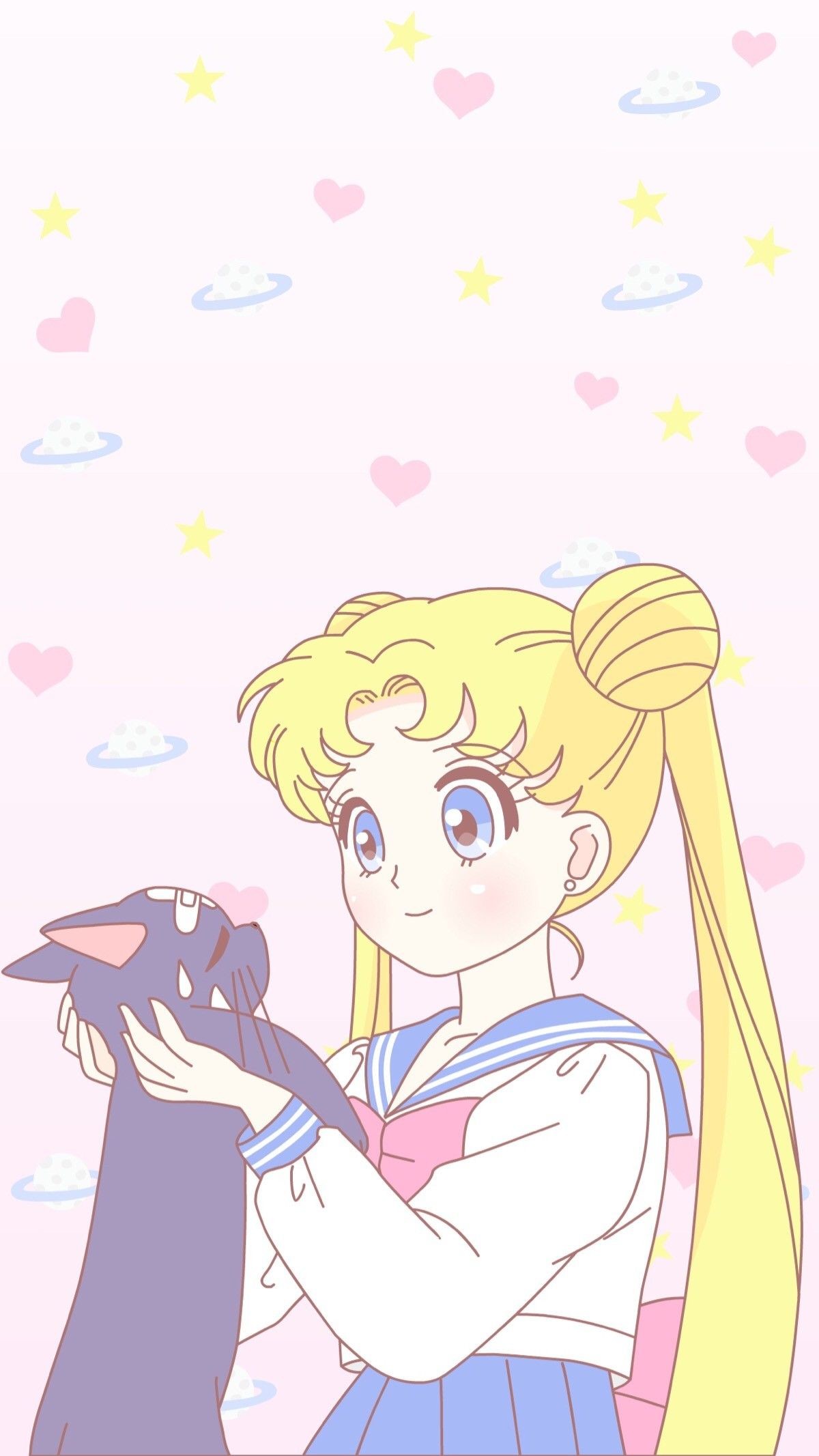 1200x2133 Usagi/Serena y Luna wallpaper Sailor Saturn, Luna Sailor Moon, Sailor Moom,