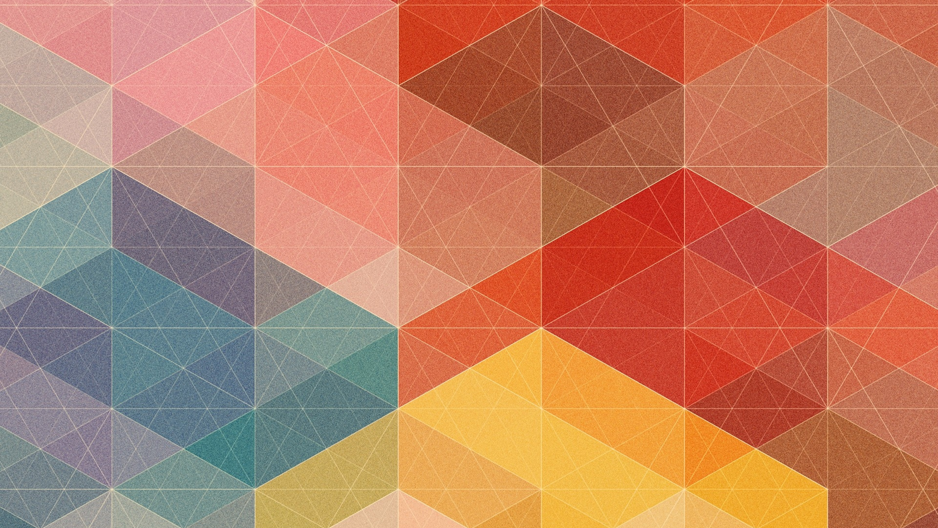 3840x2160  Wallpaper shape, form, background, connections, multi-colored