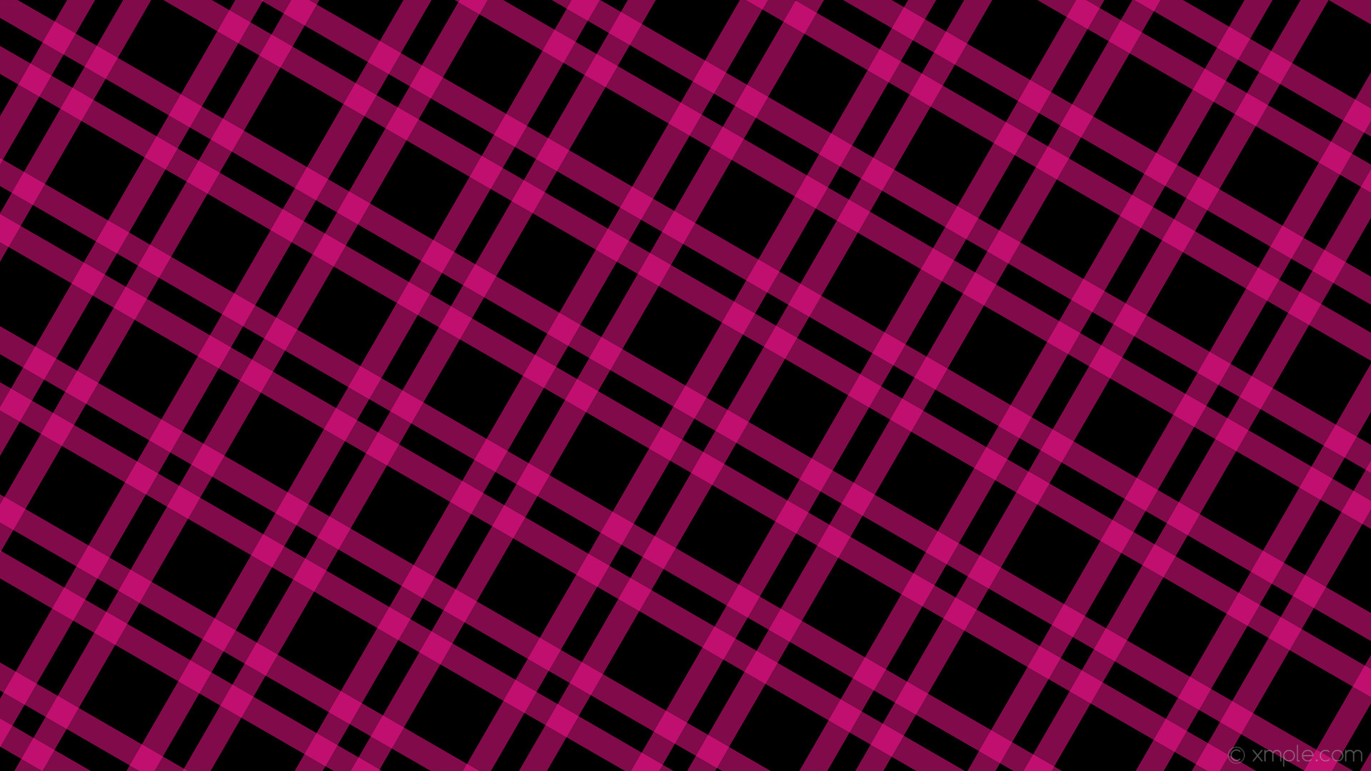 1920x1080 wallpaper striped dual pink gingham black deep pink #000000 #ff1493 330Â°  34px