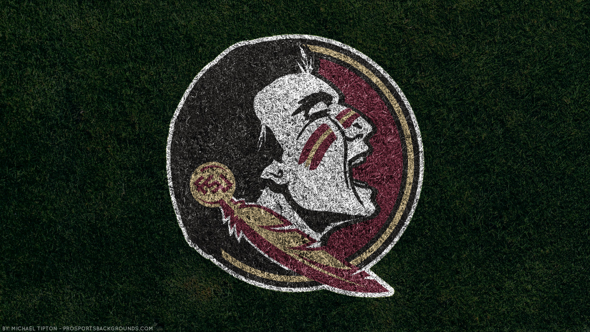 1920x1080 Florida State Seminoles 2018 ncaa football team logo grass wallpaper free  for mac and desktop pc ...