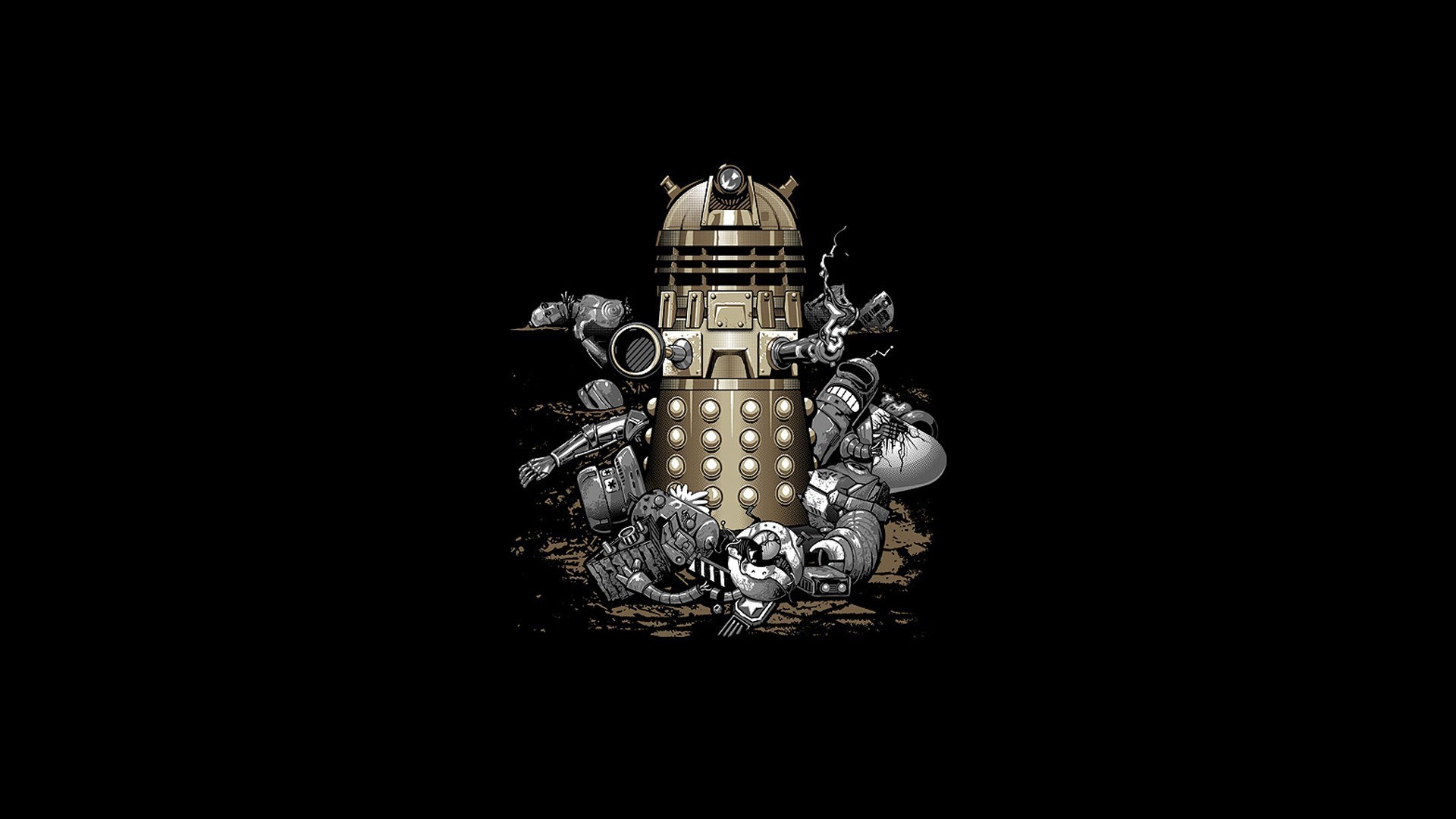 1920x1080 #Daleks, #dark humor, #Doctor Who, wallpaper