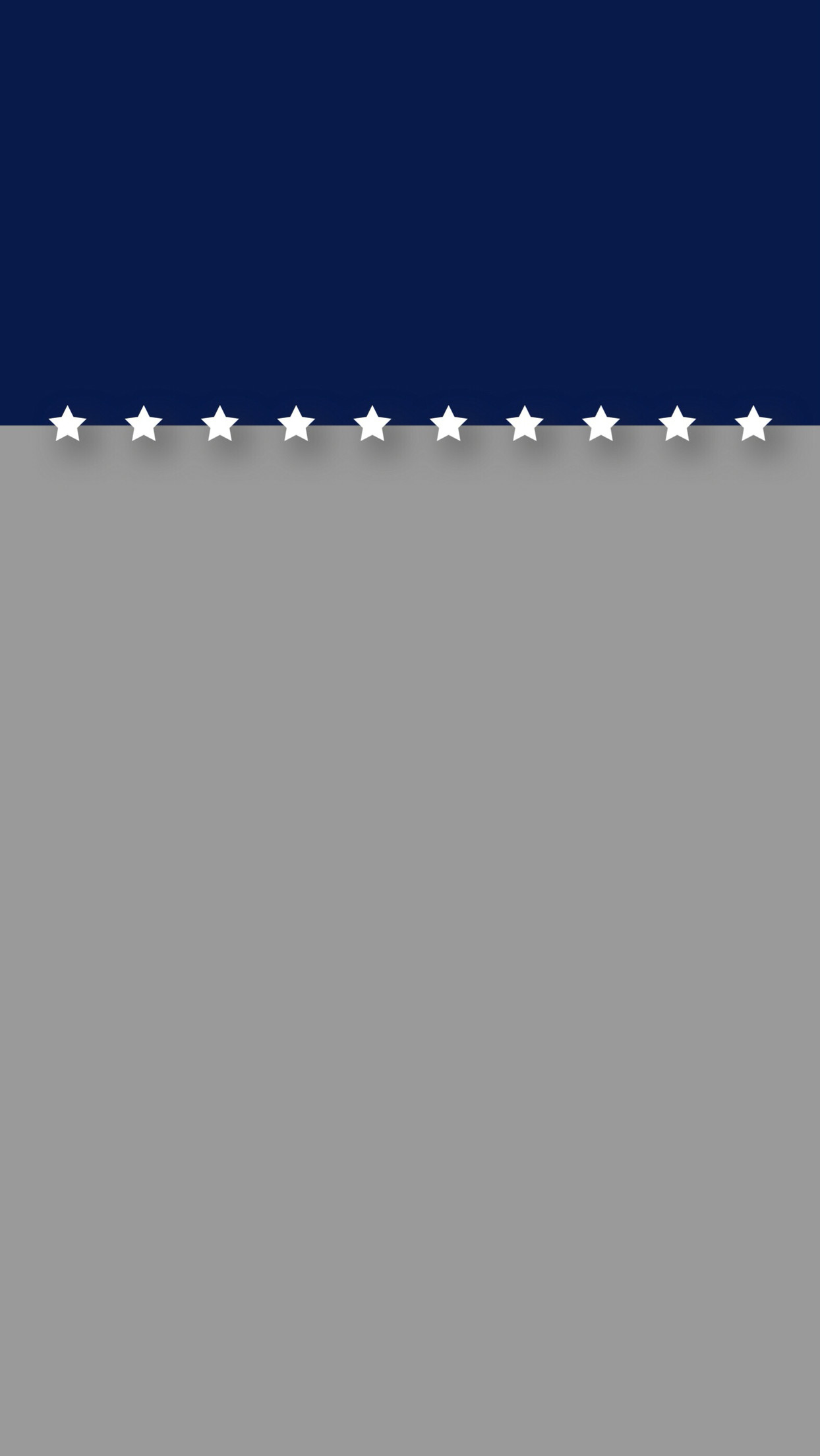 1244x2208 Minimal blue and gray with stars patriotic iPhone 6 Plus lock screen  wallpaper.