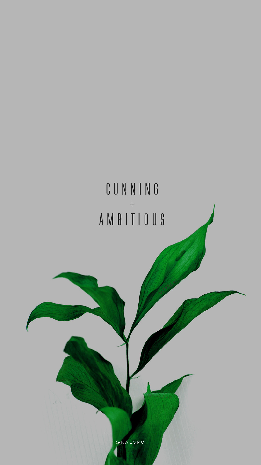 1080x1920 Cunning And Ambitious Slytherin Quote on Green Floral Background by kaespo