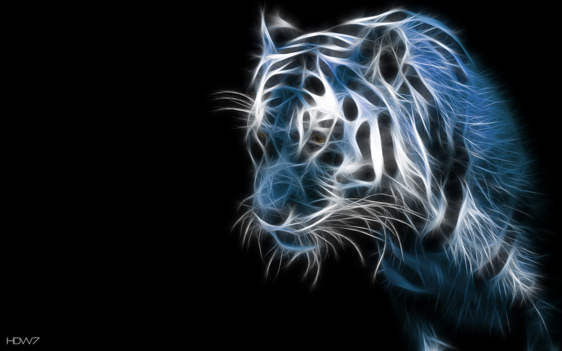 1920x1200 abstract tiger animal desktop wallpaper