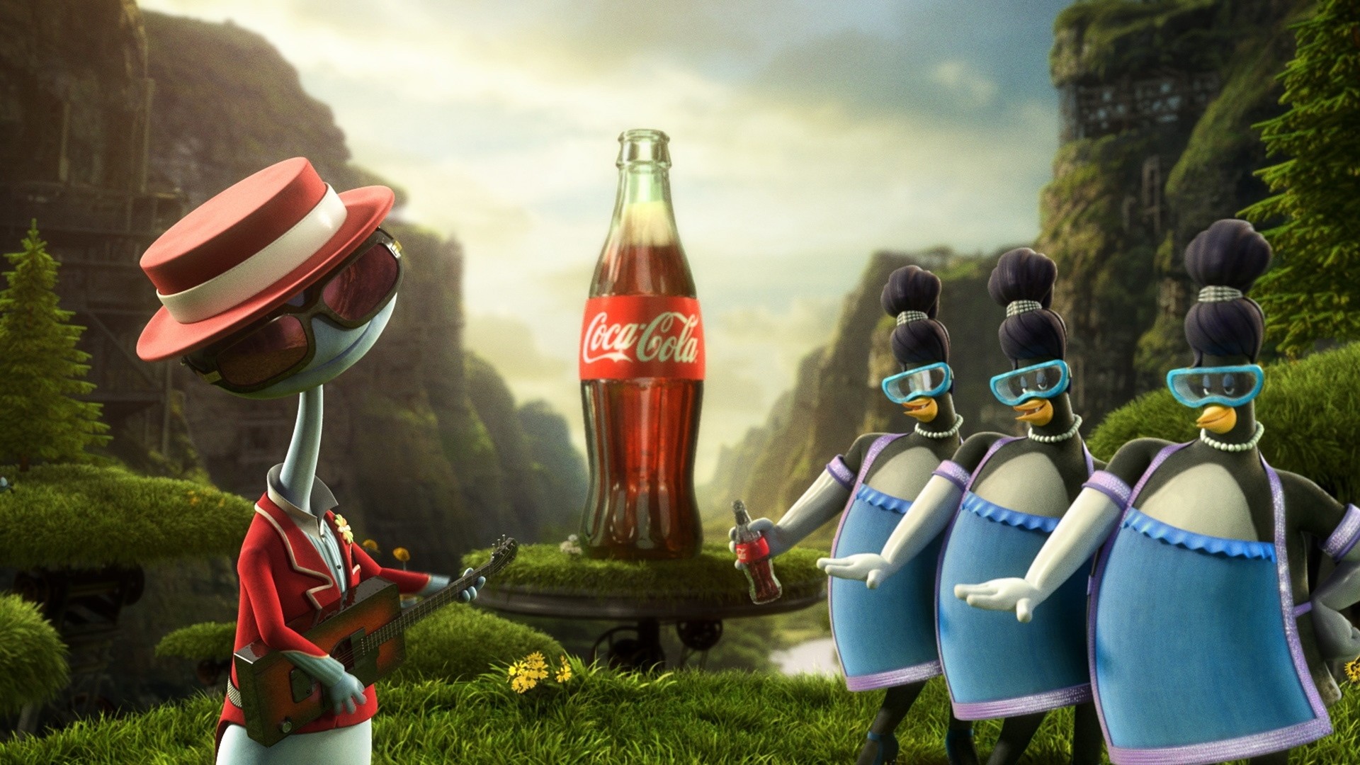 1920x1080 Preview wallpaper coca-cola, images, drink, firm 