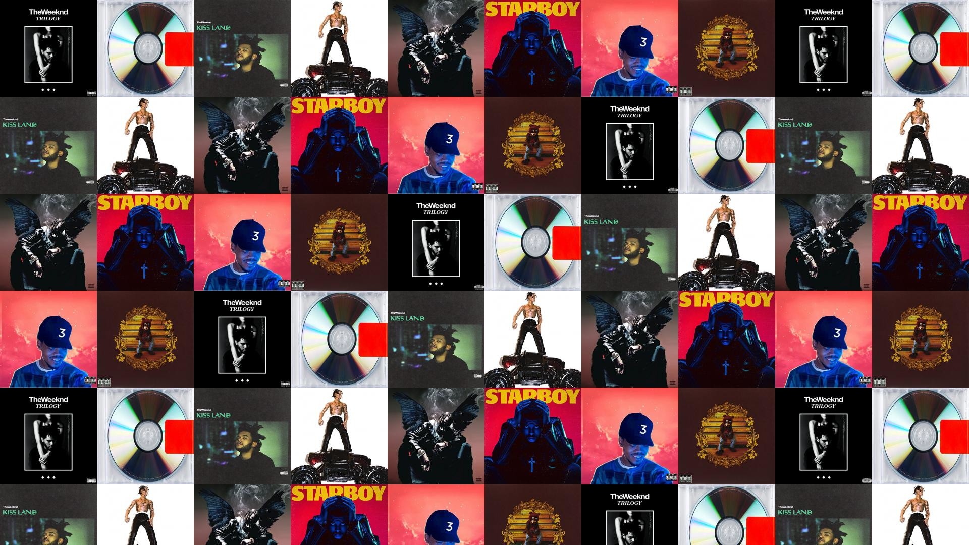1920x1080 Weeknd Trilogy Kanye Yeezus Kiss Land Travis Scott Wallpaper Â« Tiled Desktop  Wallpaper