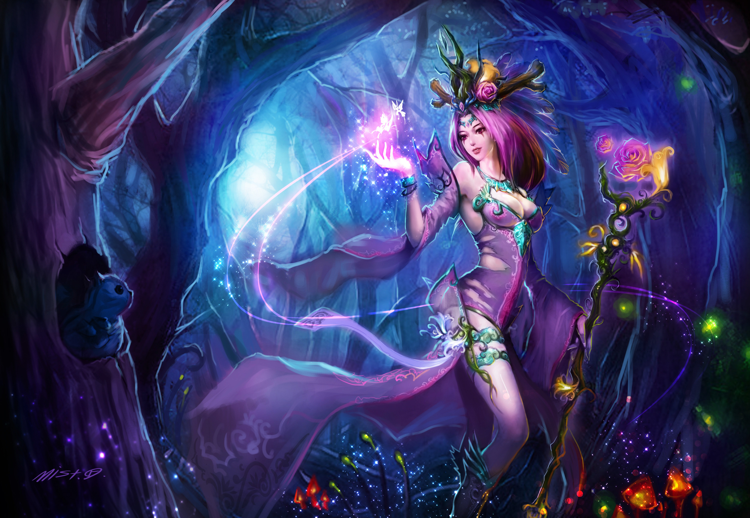 3000x2073 Dark Fairy Picture Wallpapers High Resolution Wallpaper Water .