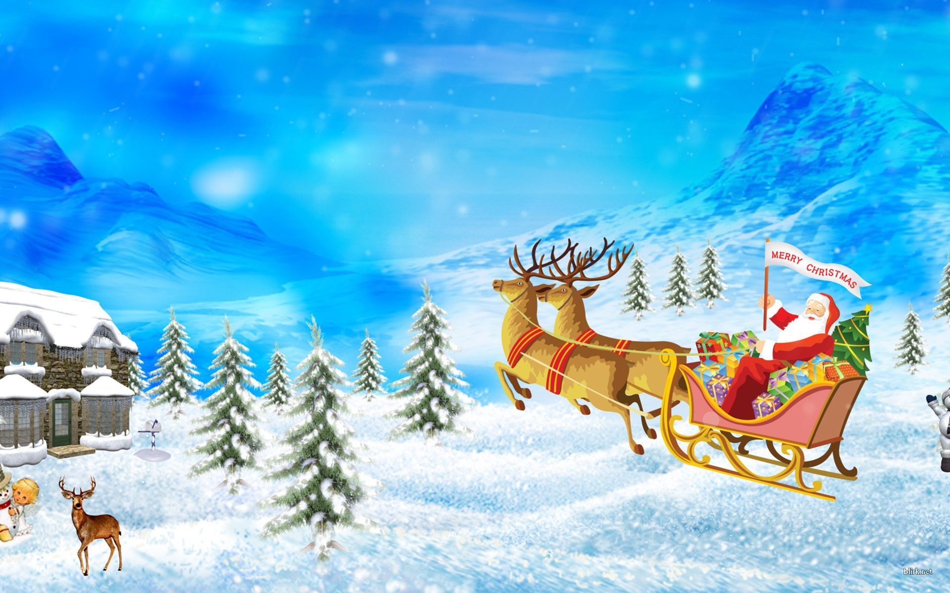 1920x1200 30+ Most Beautiful Merry Christmas Wallpapers Free Download
