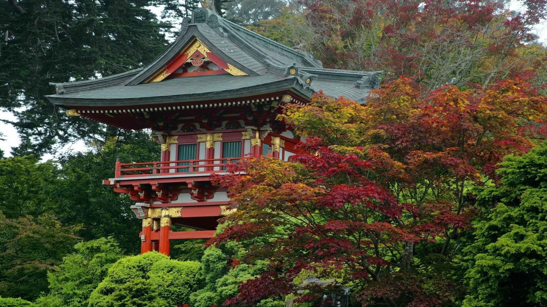 1920x1080 Japanese Tag - Gate Francisco Garden Japanese Temple Tea Temples Asian  California San Full HD Wallpaper