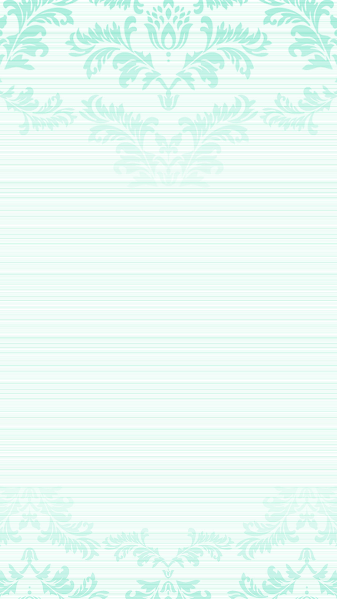 1080x1920 Pastel mint green ombre damask frame iPhone phone lock screen wallpaper  background