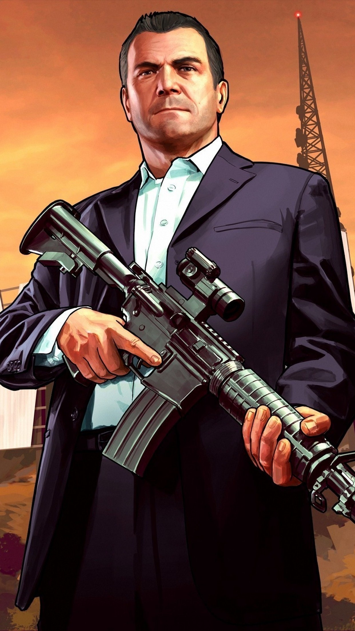 1242x2208 Game gta v michael photos for iphone 5s apple mobile