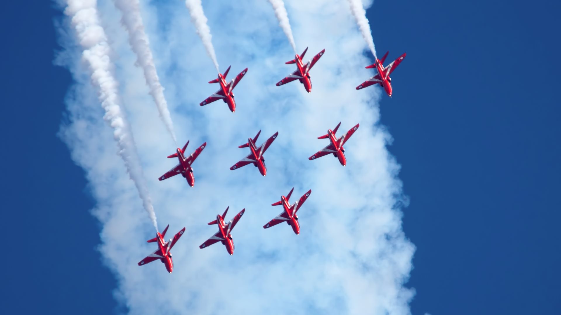 1920x1080 The 2nd wallpaper with Red Arrows Royal AirForce optimized to be set in  phones, tablets and desktop backgrounds