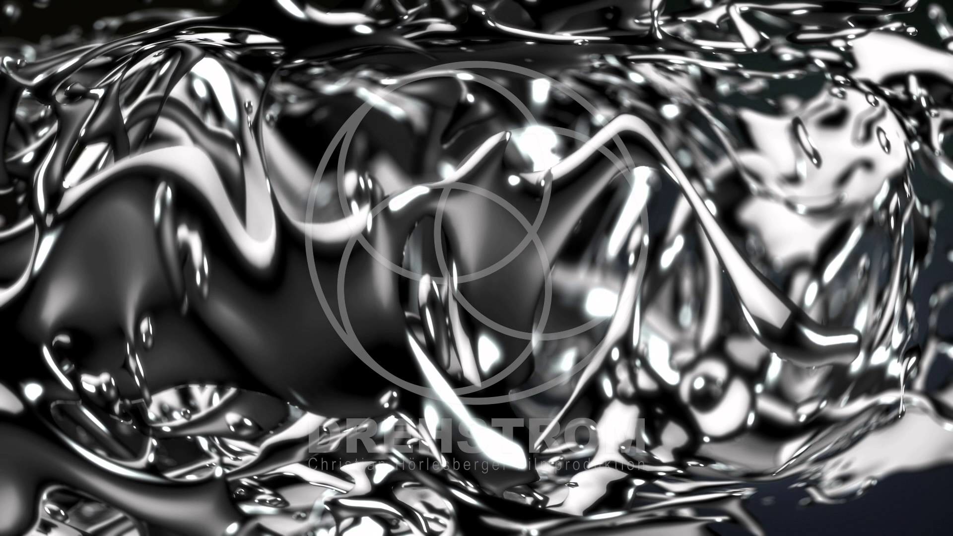 1920x1080 4K and HD Video Stock Footage: Looping Liquid Chrome