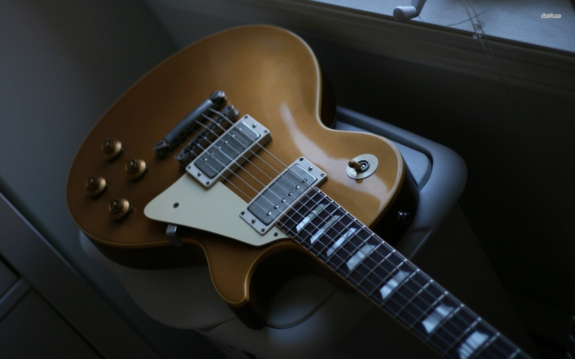 1920x1200 Gibson Custom 1957 Les Paul Goldtop VOS Electric Guitar