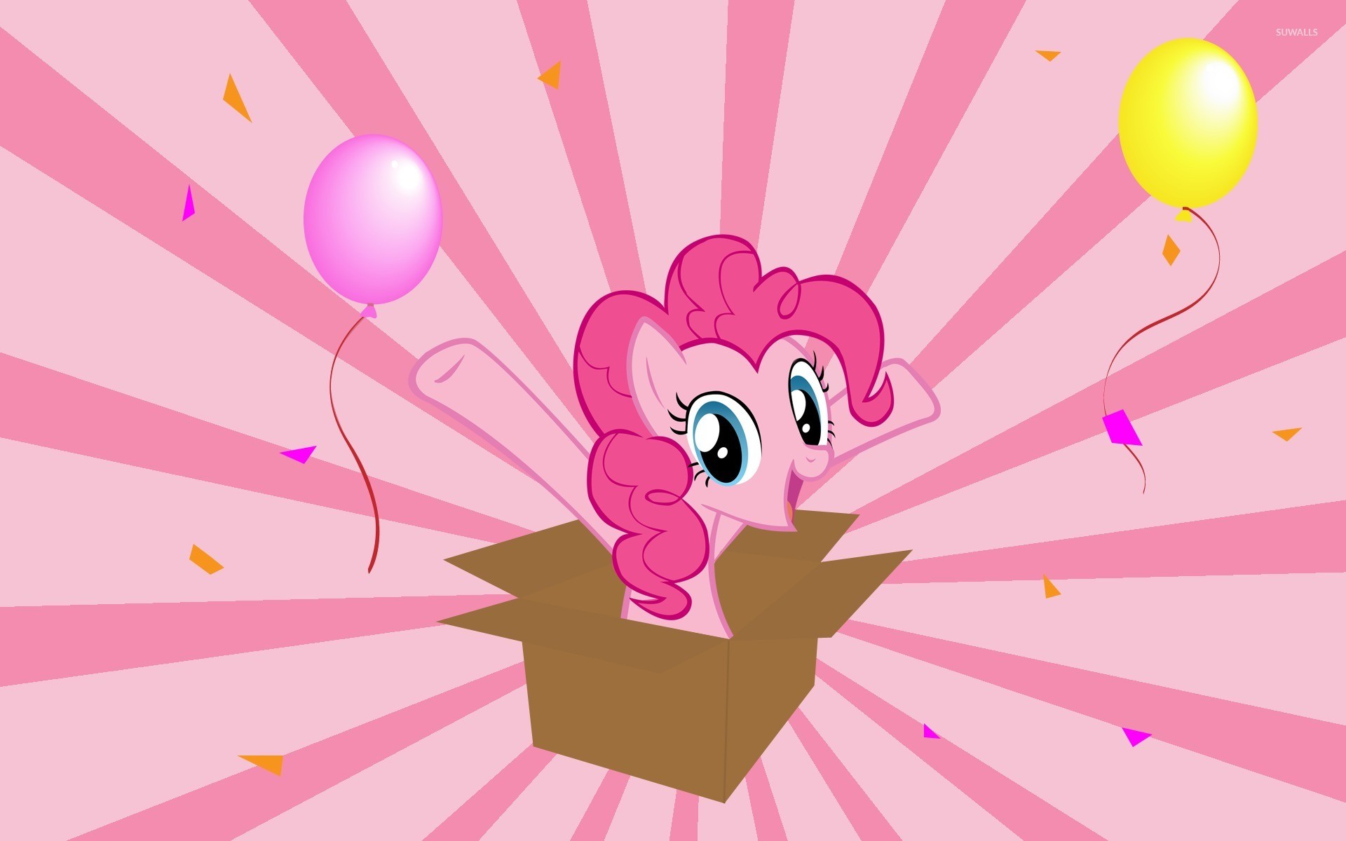 1920x1200 Pinkie Pie in a gift box - My Little Pony wallpaper  jpg